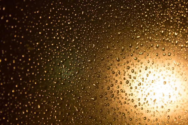 背景としてガラス上の水滴のテクスチャ — ストック写真