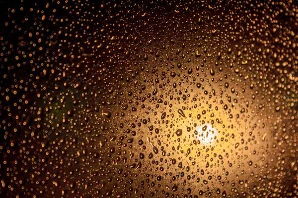 背景としてガラス上の水滴のテクスチャ — ストック写真