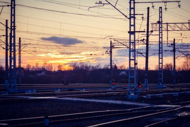 Gündüz Rus Demiryolları manzaraya