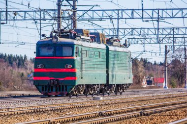 Rus tren. Rus Demiryolları. Luban, Nisan 2018