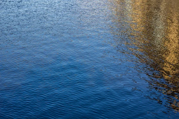 Ondulazione Acqua Blu Sfondo Della Natura — Foto Stock