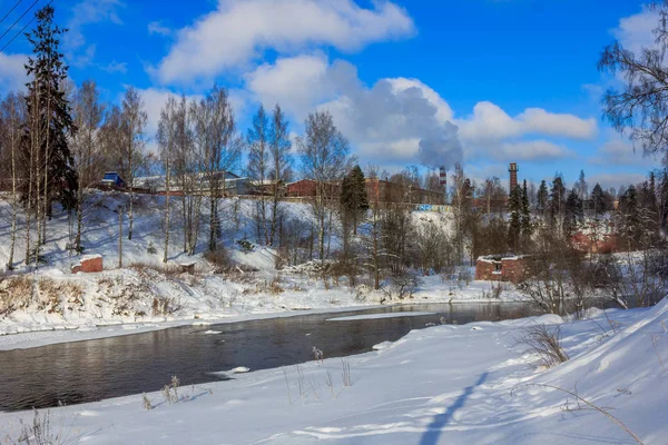 Winter Landscape Clear Weather — Stock Photo, Image