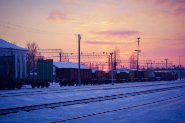Gündüz Rus Demiryolları manzaraya