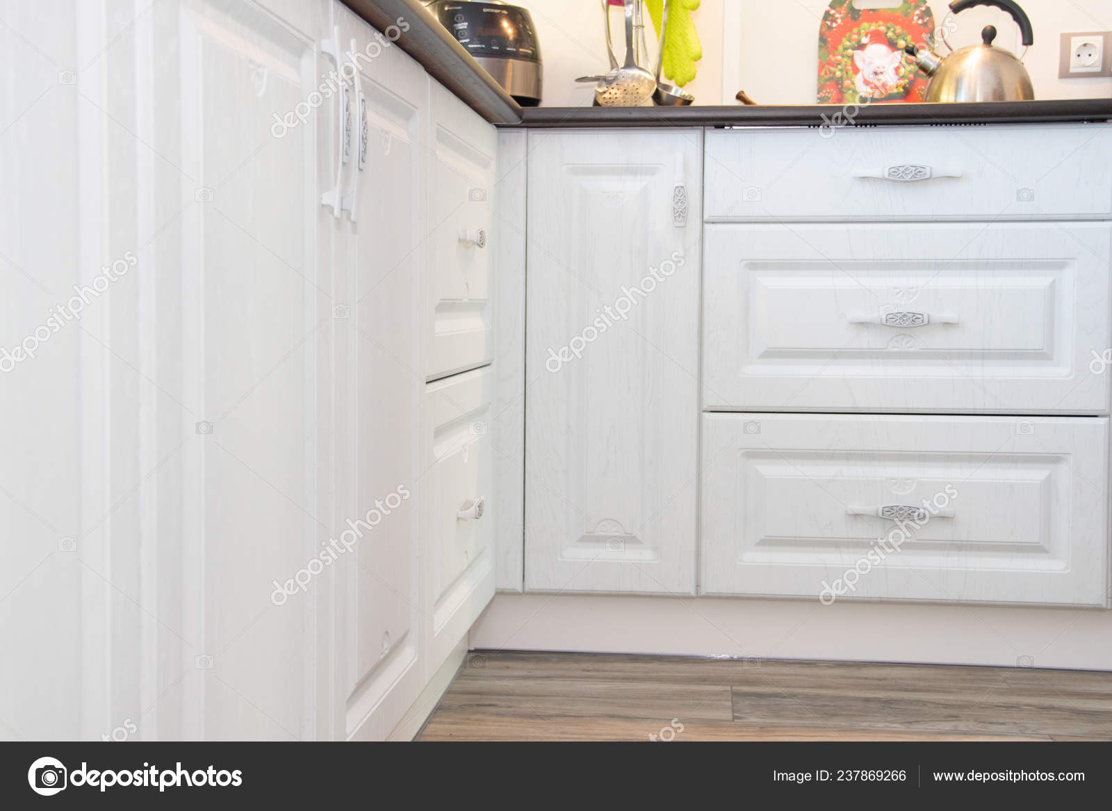 White Kitchen Wooden Kitchen Modern Furniture Kitchen