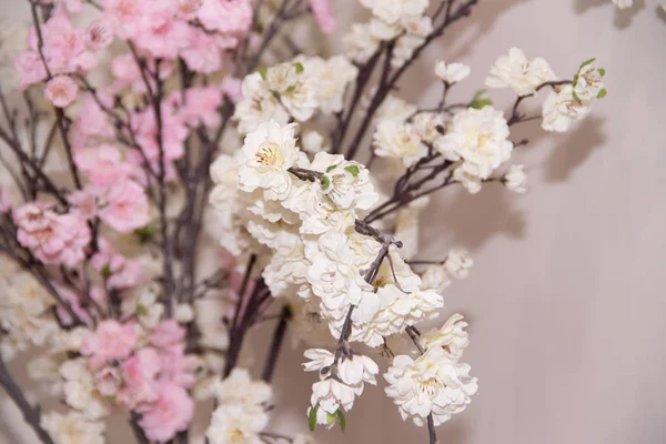 Umělé Květiny Větev Dekorace Budovy Kanceláře Lázně Flower Snítka — Stock fotografie