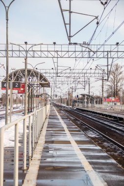 Rus demiryolu. Raylar ve yataklar. 