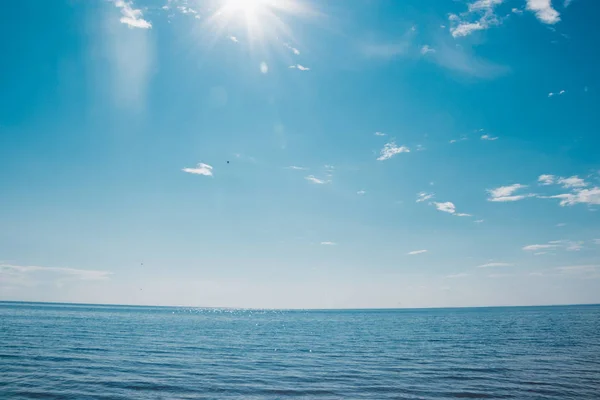 Mar Día Soleado Golfo Finlandia Pequeñas Olas — Foto de Stock