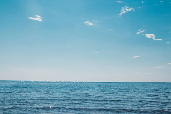 Mar Día Soleado Golfo Finlandia Pequeñas Olas — Foto de Stock