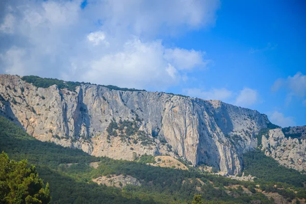 Přírodní Krajina Horami Dne Krym — Stock fotografie