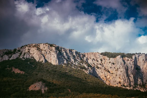 Přírodní Krajina Horami Dne Krym — Stock fotografie