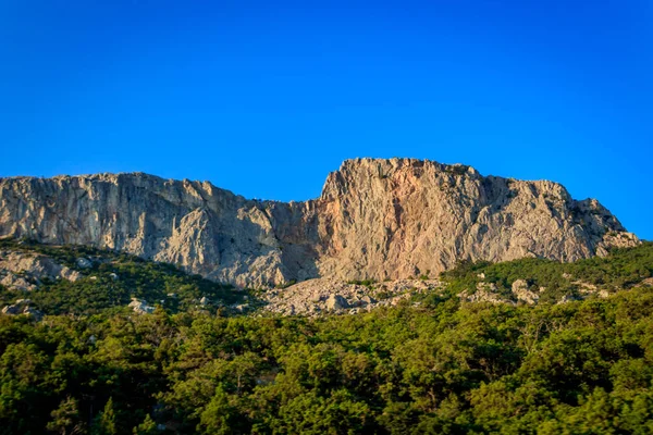 Paisagem Natural Com Montanhas Durante Dia Crimeia — Fotografia de Stock