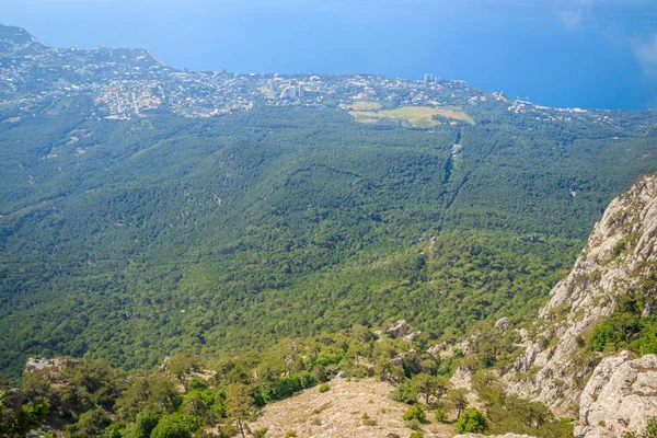 Vista Mágica Desde Cima Montaña Petri Crimea —  Fotos de Stock