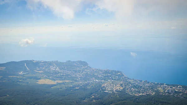 Magische Aussicht Vom Gipfel Des Petri Berges Auf Der Krim — Stockfoto