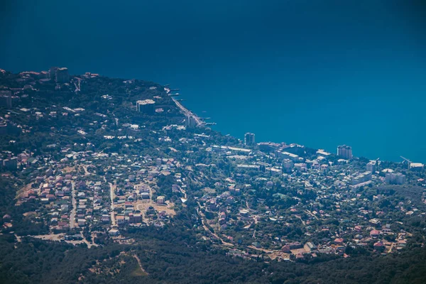 Magische Aussicht Vom Gipfel Des Petri Berges Auf Der Krim — Stockfoto