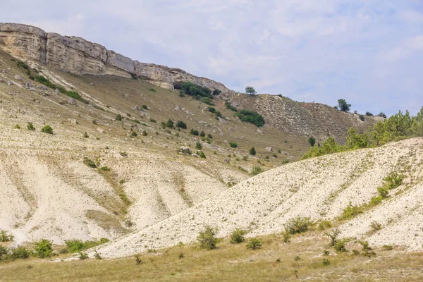 Montagna Roccia Bianca Nella Stagione Estiva Crimea — Foto Stock