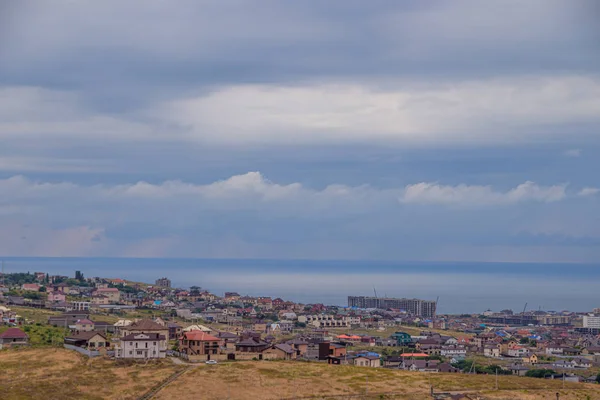 Letecký Pohled Budovy Architekturu Anapa City Rusko — Stock fotografie