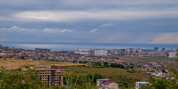 Luftaufnahme Von Gebäuden Und Architektur Der Stadt Anapa Russland — Stockfoto