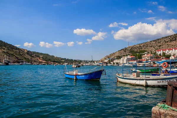 Balaklava Bahía Tiempo Soleado Crimea Temporada Veraniega —  Fotos de Stock