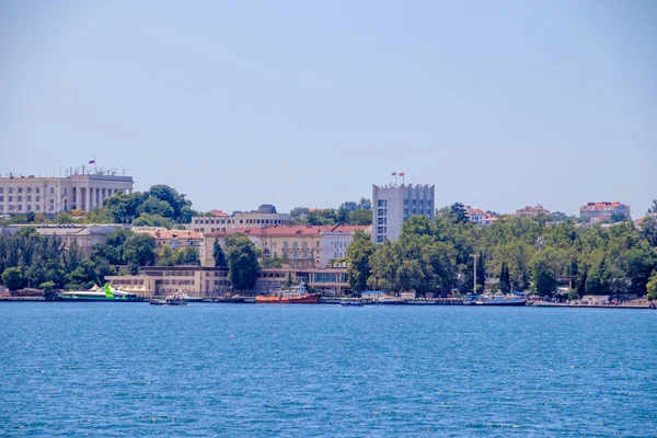 Baía Sevastopol Tempo Ensolarado Crimeia — Fotografia de Stock