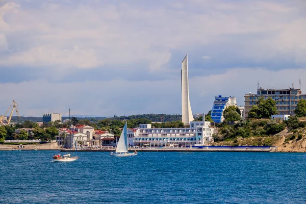 Sewastopoler Bucht Sonnigen Wetter Krim — Stockfoto