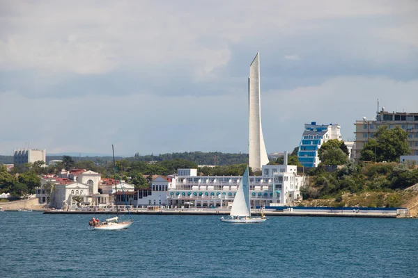 Sevastopol Bay Soligt Väder Krim — Stockfoto