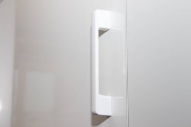 Beyaz modern mutfak. Güzel mutfak. - Evet. Rusya, St. Petersburg 6 Eylül 2019