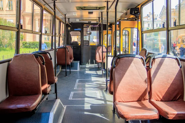 Места Автобусе Концепция Общественного Транспорта — стоковое фото