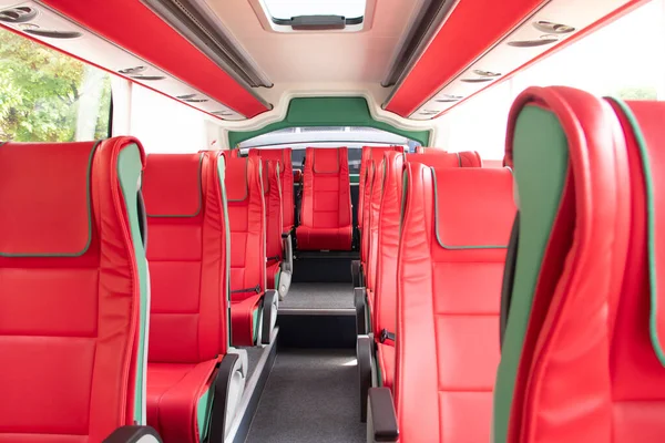 バスの座席 公共交通機関のコンセプト — ストック写真
