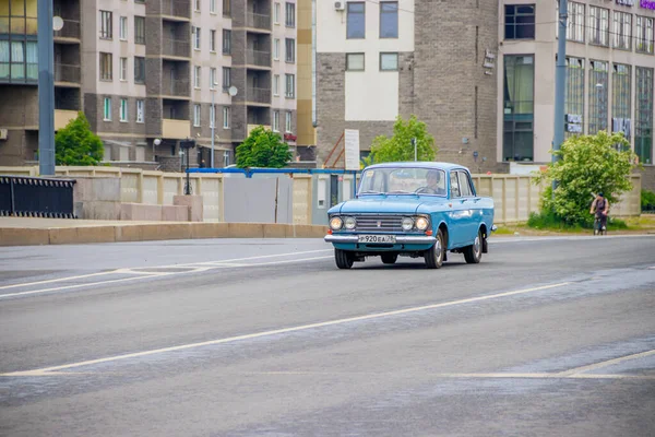 Russia Petersburg May 2019 Retro Exhibition Old Motor Vehicles Vintage — Stock Photo, Image