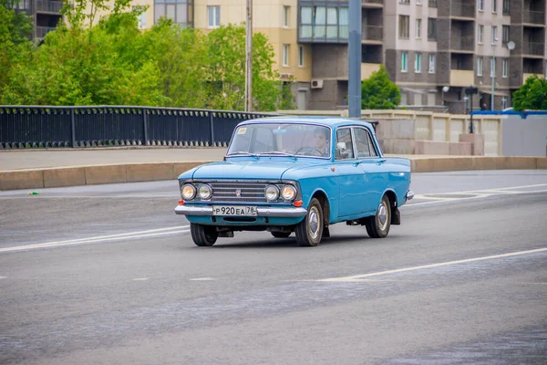 Rusia San Petersburgo Mayo 2019 Exposición Retro Vehículos Antiguos Concepto —  Fotos de Stock