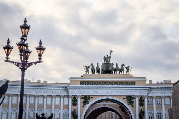 Rusia San Petersburgo Septiembre 2019 Centro Ciudad San Petersburgo Plaza — Foto de Stock