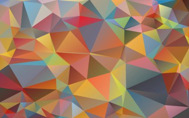 Üçgenler çok renkli arka plan. Parlak renkler, şenlikli soyut arka plan