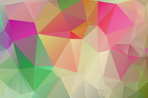 Fondo multicolor de triángulos Colores brillantes, fondo abstracto festivo — Vector de stock