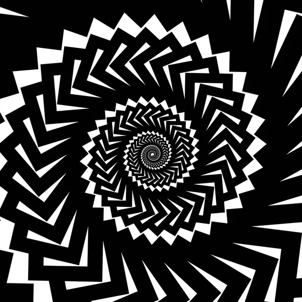 Espiral isolada sobre fundo branco de quadrados. Elemento de projeto — Vetor de Stock