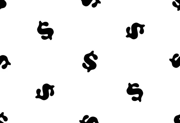 Modelul vectorial fără sudură al simbolului dolarului. Bancă, finanţe, credit. Fundal fără sudură — Vector de stoc