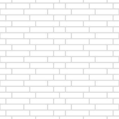 Tuğla dokusu kusursuz desen. Flaman tuğla bağının basit bir görüntüsü. Duble haç taşı tasarımı. Kusursuz tek renkli vektör çizimi.