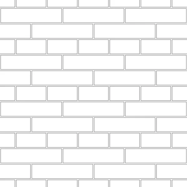 Brickwork Textuur Naadloos Patroon Eenvoudige Verschijning Van Engelse Bakstenen Band — Stockvector