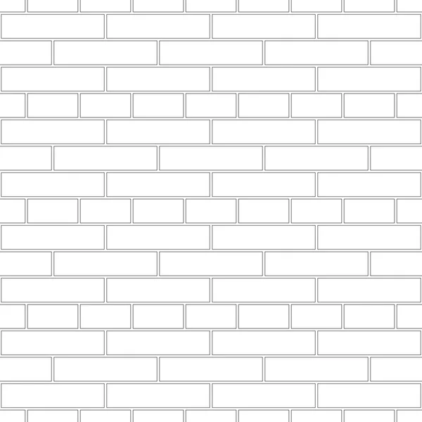 Brickwork Textuur Naadloos Patroon Eenvoudige Verschijning Van Engelse Bakstenen Band — Stockvector