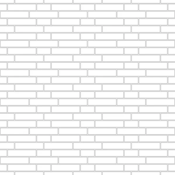 Brickwork Textuur Naadloos Patroon Eenvoudige Verschijning Van Vlaamse Bakstenen Band — Stockvector