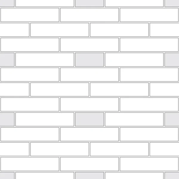 Brickwork Tekstur Pola Mulus Kemunculan Dekoratif Dari Flemish Brick Bond - Stok Vektor