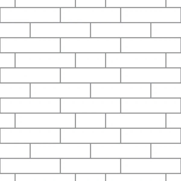 Brickwork Textuur Naadloos Patroon Eenvoudige Verschijning Van Vlaamse Bakstenen Band — Stockvector