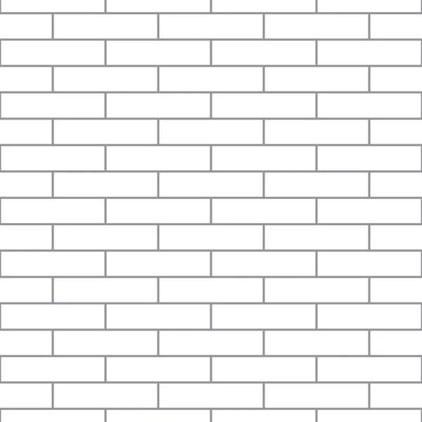 Tuğla dokusu kusursuz desen. Sedye tuğlası bağının basit bir görüntüsü. Geleneksel duvar tasarımı. Kusursuz tek renkli vektör çizimi.
