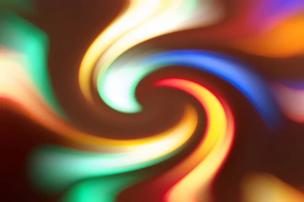 Astratto, sfondo luminoso di molte linee curve multicolori. Colore rosso, verde, blu, giallo e arancione — Foto Stock