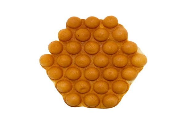 Hong Kong waffle beyaz arka planda izole