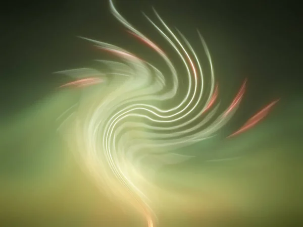 Mooie abstracte wazig in beweging Turquoise groene lijnen achtergrond, lichten in beweging — Stockfoto