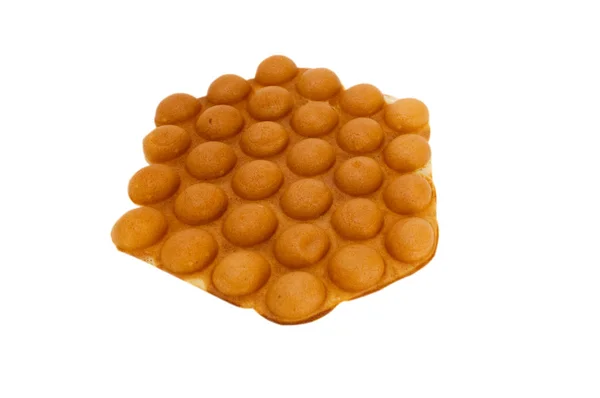 Hong Kong waffle beyaz arka planda izole