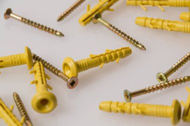 Beyaz arkaplanda bir sürü pencere, üst görünüm, desen.