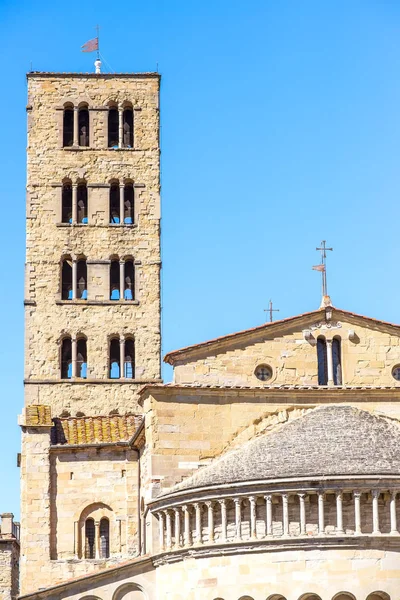 Detalj Katedralen Santa Maria Dell Pieve Från Arezzo Toscana Italien — Stockfoto