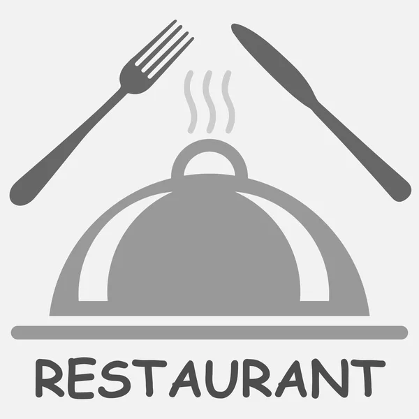 Fork Knife Cassserole Restaurant Text — Stock Vector