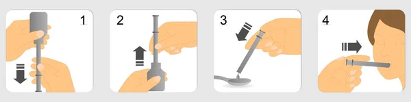 Plastik oral şırınga kullanarak sıvı ilaç vermek için nasıl Talimatlar 